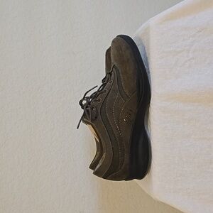 Clarks In-Motion Loafer in a Size 8M. Color is a Sludge Green. EUC.